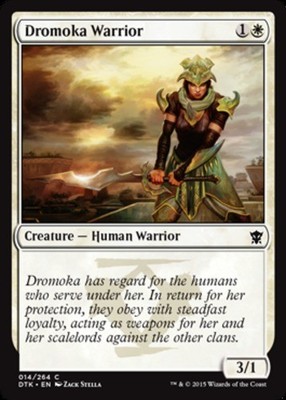 Dromoka Warrior - Near Mint, English