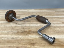 Vintage Auger Drill Brace 9" Sweep Woodworking Old Tool