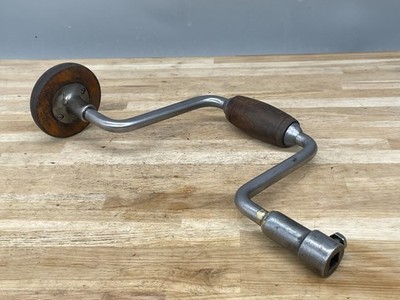 Vintage Erdbohrer Bohrer Klammer 9'' Kehr Holzbearbeitung altes Werkzeug