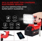 Cordless LED Work Light for Milwaukee Li-ion Battery 18V 9W 1000LM Flashlight US — photo 5