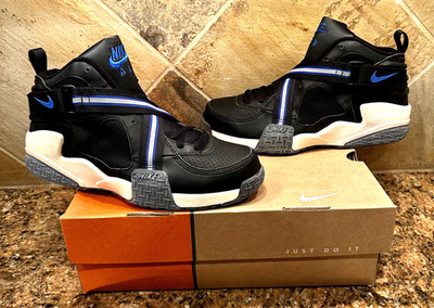 Nike Air OB Raid Black/Royal Blue/White Sz 10.5 NEW 2003 Tinker Reflective