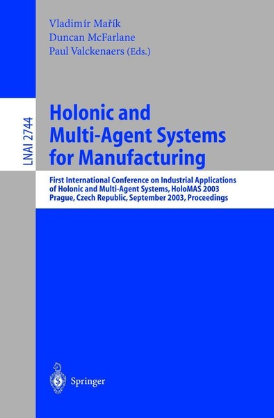 Holonic And Multi-Agent Systems For Manufacturing Vladimir Marik-image