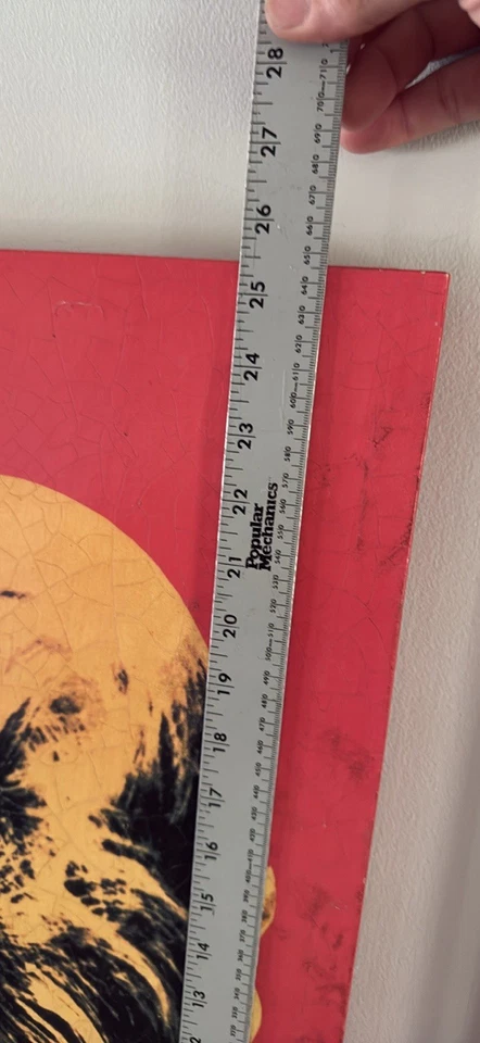 Impresión artística de Marilyn Monroe, (en tierra roja) por Andy Warhol 25X25 Foto 4 de 4