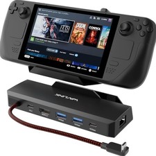 Steam Deck Dock, 6-in-1 Docking Station for Steam Deck/ROG Ally with 4K 144Hz...