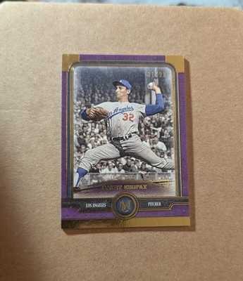 2019 Topps Museum Collection Sandy Koufax #50 Amethyst /99 Los Angeles Dodgers