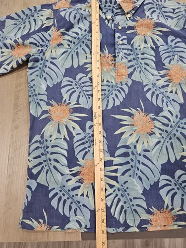 Vintage Reyn Spooner Hawaiihemd Button Down Kurzarm Medium - Bild 2 von 7