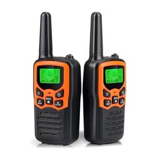 Walkie Talkies, MOICO Long Range 5.90 H x 2.16 W x 1.37, Orange
