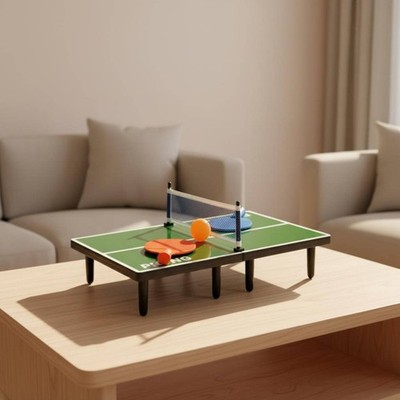 Mini-Tischtennisplatte klappbar Desktop-Tischtennis-Set Familien-Spiel für