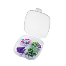 Set Accessori Maglia Trifoglio per Principianti Marcatori Protezioni 52 Pezzi in Astuccio