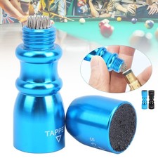 3 in 1 Billiard Tip Tool Pool Stick Tip Shaper Tapper Stainless Steel Repair