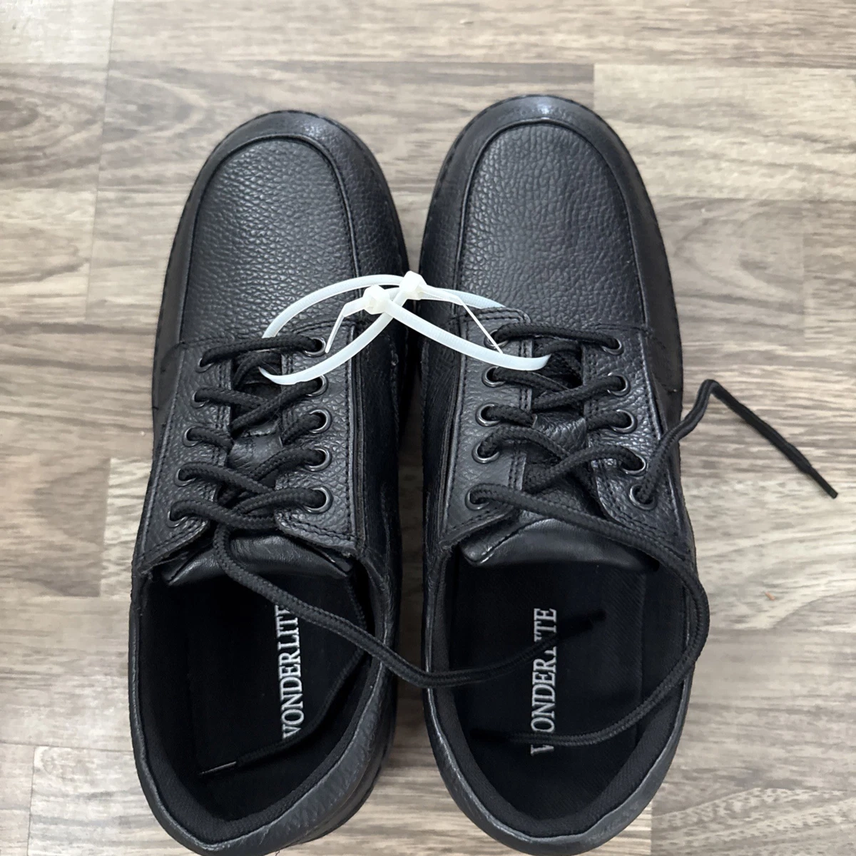 Wonderlite Walter Loafers Shoes Mens 8.5 W Wide Black Leather Comfort Walking Wonderlite Shoes In Men main image 2