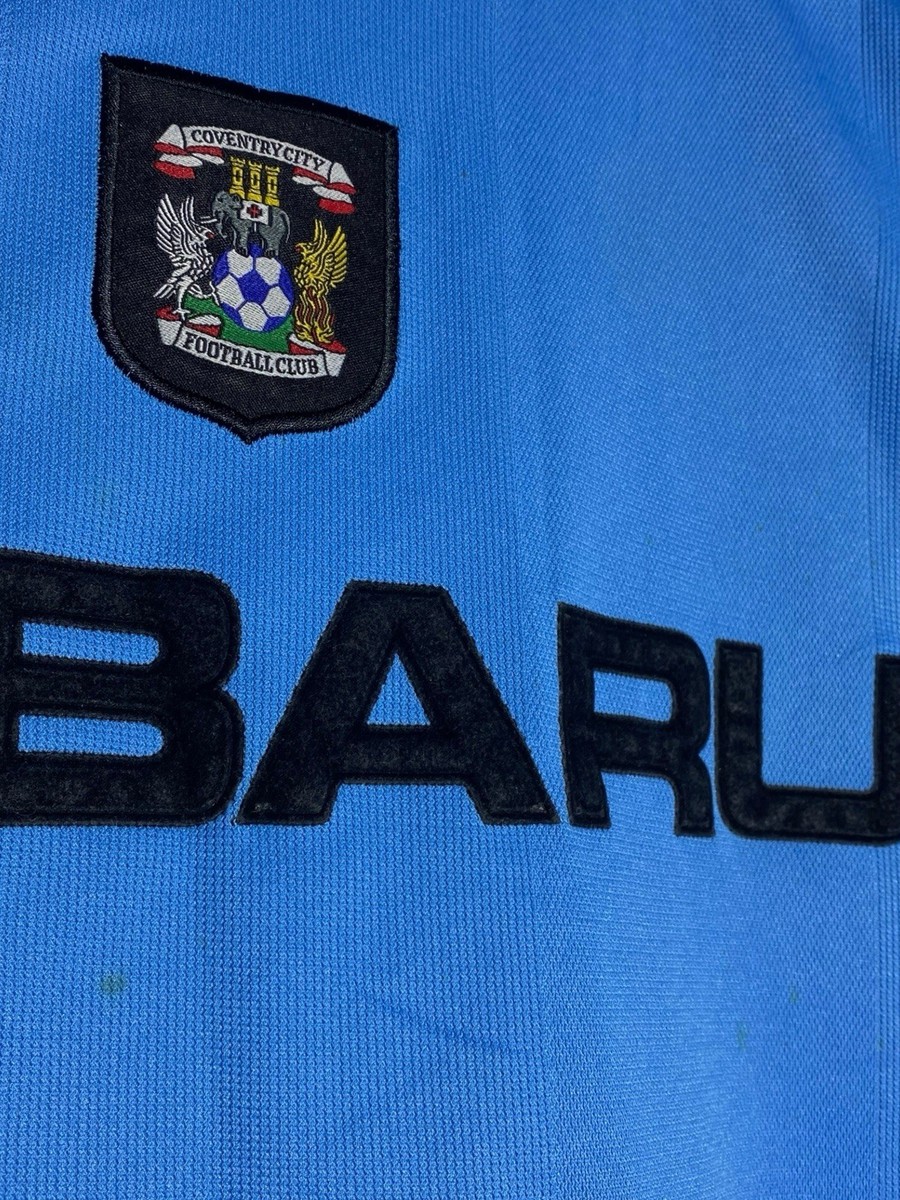 2001 コヴェントリーシティ レトロユニフォーム サッカーシャツ ゲーム