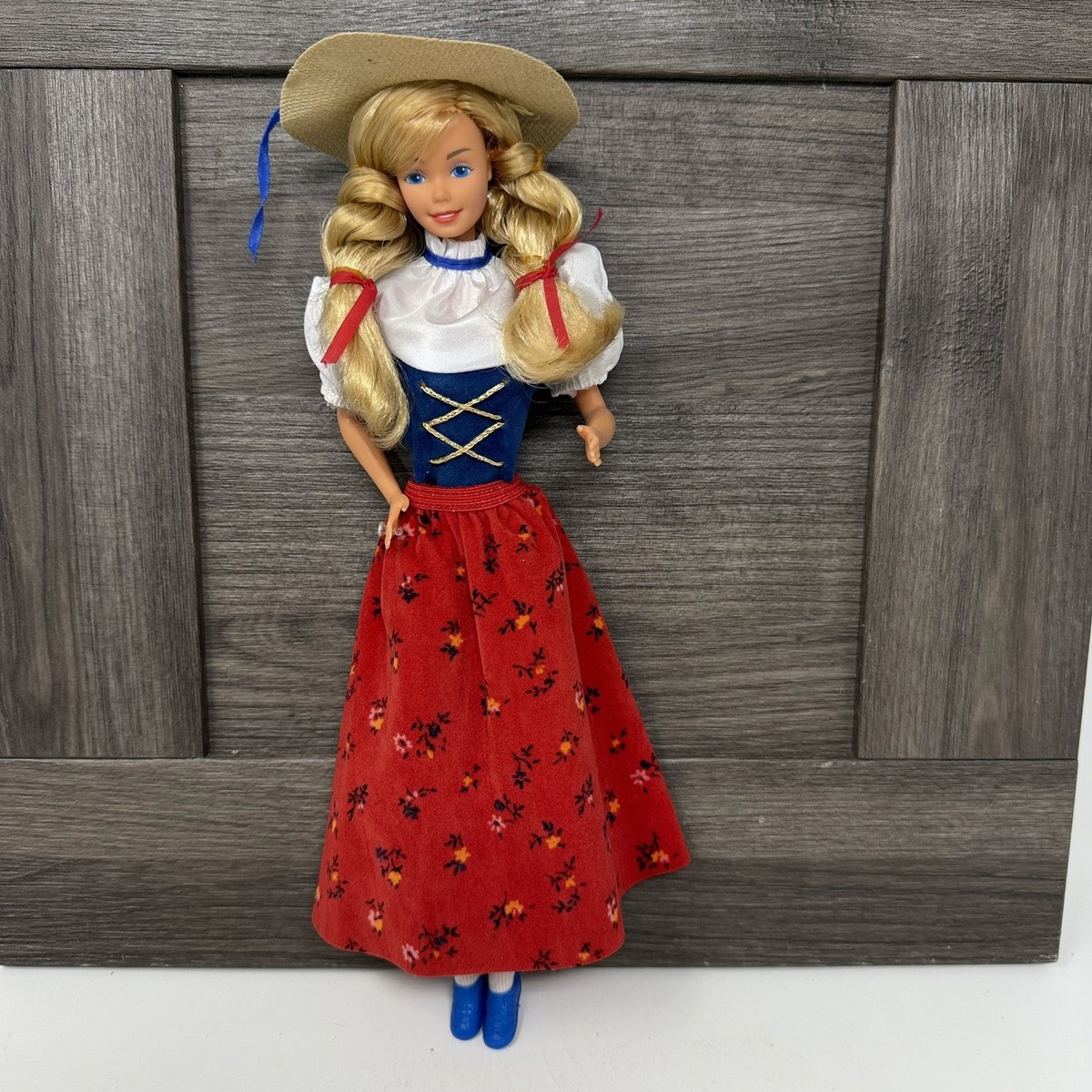 Vintage Barbie Dolls of the World Switzerland Mattel Swiss Hat