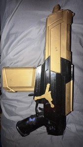 Gelbee StormBurst Gel Gun Lot (2) Glow In The Dark Modular Bead Blaster + Mag x1