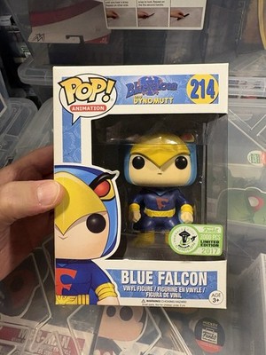 Funko Pop! 2017 ECCC Blue Falcon #214 New In Box ECCC Sticker 3000pcs