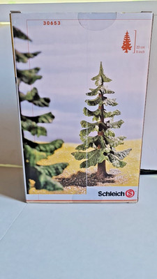 SCHLEICH WOODLAND FIR PINE TREE 9'' RETIRED 30653 GERMANY 2005 also  have Others