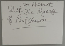Autograf amerykański aktor filmowy i telewizyjny Paul Gleason ok. 2002 (131805)