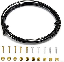 Bike Hydraulic Brake Hose Kit 2500mm Bike Brake Oil Tube Id.2mm X Od.5mm With