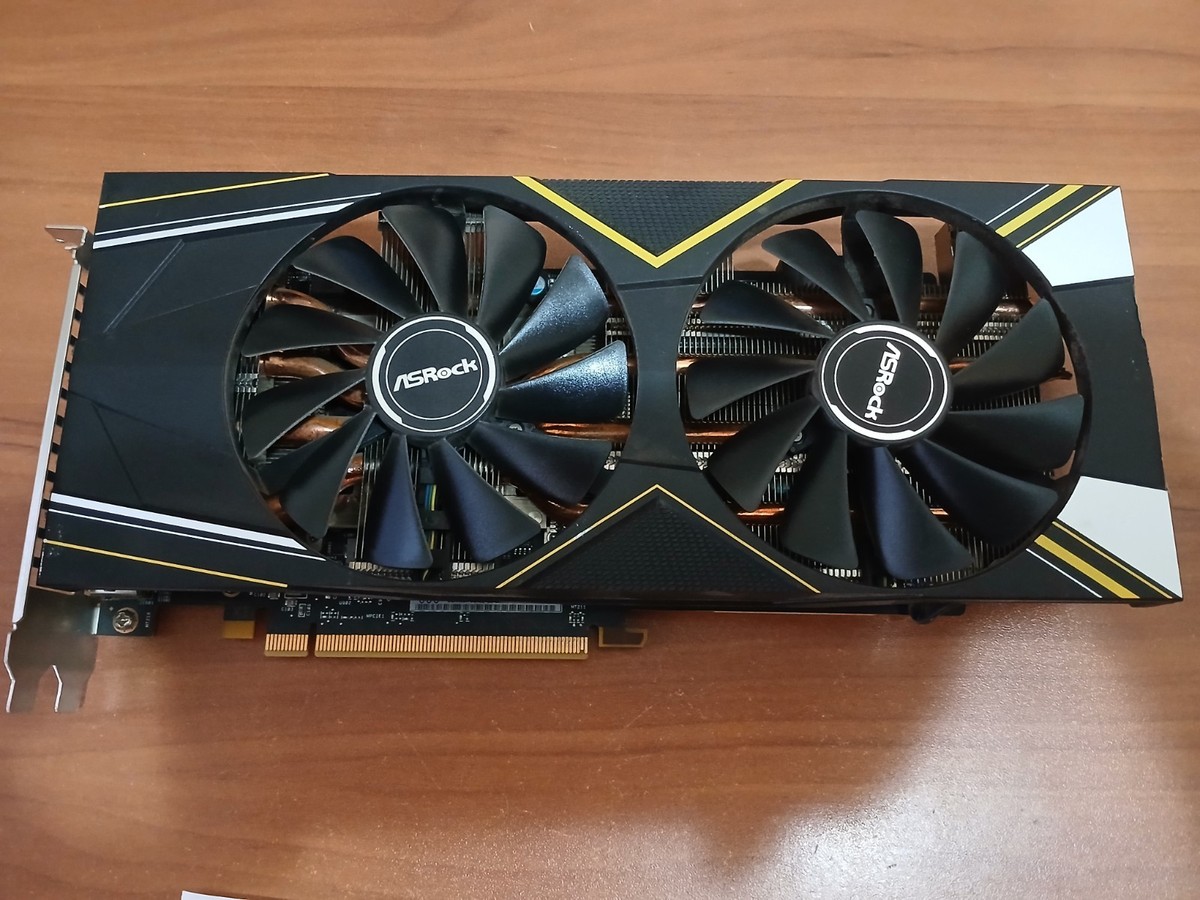 ASRock Radeon RX5700XT 8GB CLD OC ジャンク ASRock AMD RX 5700 XT 8GB Graphics Card GPU PC Used (1x FAN FAILED