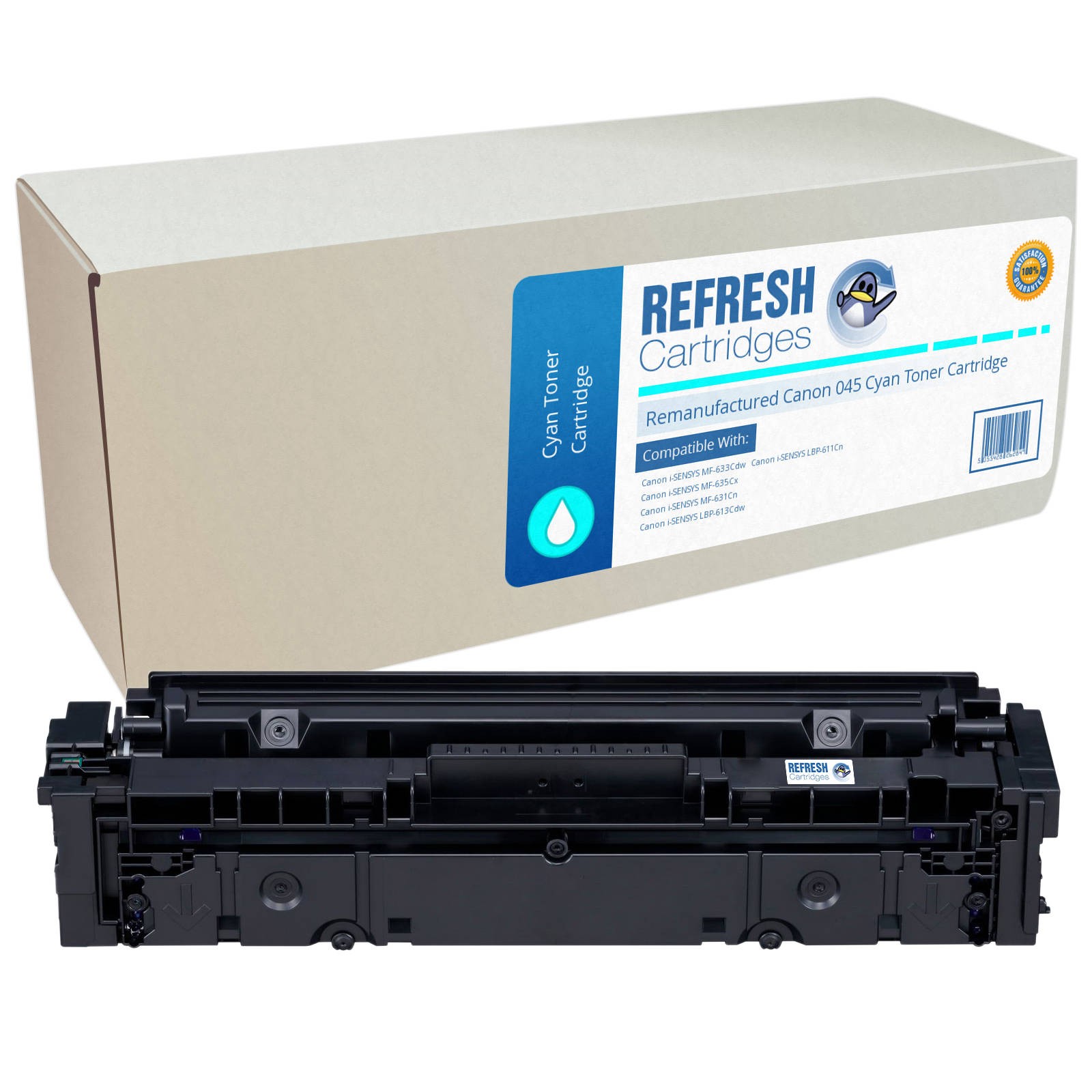 Refresh Cartridges Cyan 045 Toner Compatible With Canon Printers