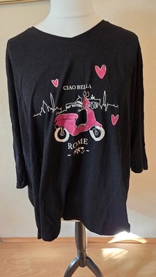 Ulla Popken Damen Shirt 54 56 mit attraktiven Vespa Druck