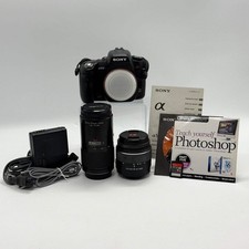 Sony a500 12.3MP Digital SLR DSLR Camera 150 Shutter Count