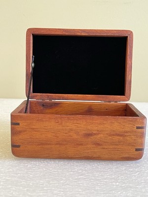 ロイツモト　Roy TSUMOTO 木製ジュエリーケース　ハワイ　ハンドクラフト Roy Tsumoto Koa Wood Small Jewelry Box | eBay
