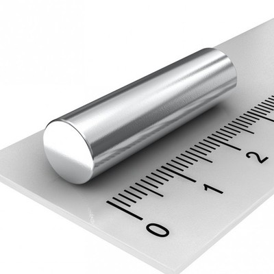 POWER NEODYM STAB MAGNET, 8x30 mm, N42, VERNICKELT, MEGA STARK, SUPER MAGNETE