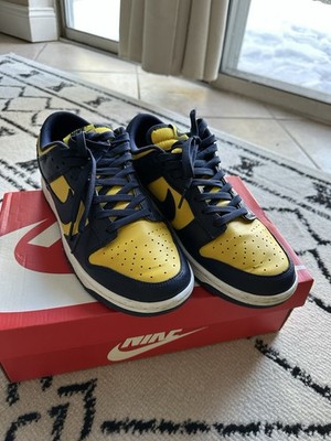 Nike Dunk Low Retro Michigan 2021 Varsity Maize Navy DD1391-700