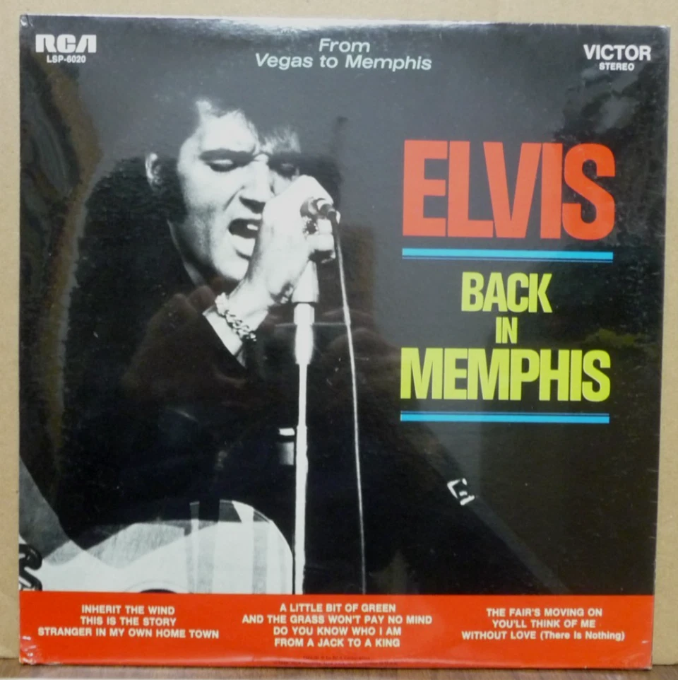 ELVIS In Person at the International Hotel Las Vegas RCA LSP-6020 SEALED LP 1969