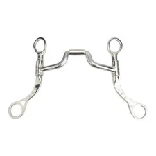 Myler MBT Shank Bit - Sweet Iron, Medium Ported Barrel - Ride with Confidence