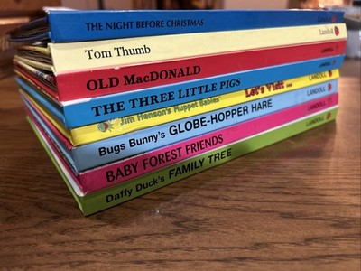 8 LANDOLL Pop Up Lot Muppet Babies Tom Thumb, Bugs Bunny, Night Before Christmas