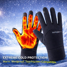 Winter Gloves Waterproof Touchscreen Warm Windproof Cold Weather Gloves