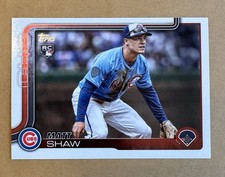 Matt Shaw 2025 Topps Update Series  Companion Card CC3–2