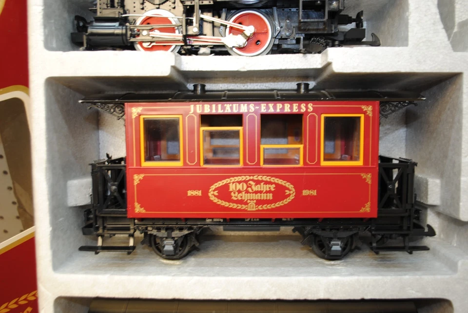 LGB 1981 Lehmann 100 Years Anniversary Steam Passenger Train Set *G-Scale* - Image 4 of 4