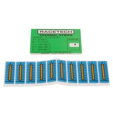 Racetech Self Adhesive Temperature Indicator Strips - 10 (Kit F, 149-260 Deg C)