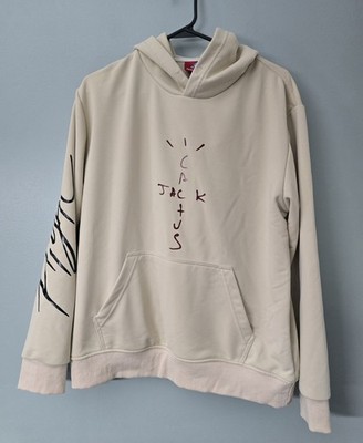 Travis Scott Cactus Jack Men's Large Cream and White Hoodie Wang Youbing
