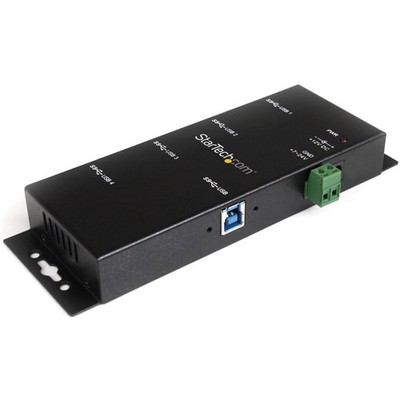 StarTech Montierbarer 4 Port Industrieller USB 3.0 SuperSpeed Hub inkl. Netzteil