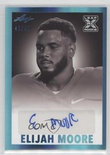 2021 Leaf Memories 1960 Base Platinum Spectrum 43/50 Elijah Moore Auto 2t9
