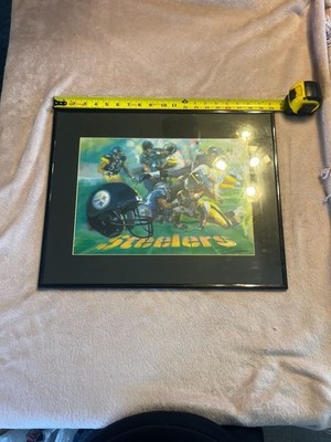 Pittsburgh Steelers Framed Art Print Signed by Haiyan