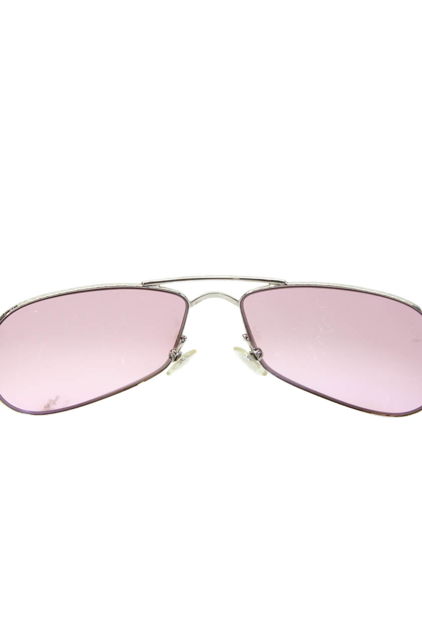 Chrome Hearts Womens Metal Frame Little Red Riot Sunglasses Pink thumbnail 3