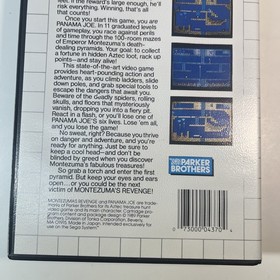Montezuma's Revenge Sega Master System SMS Complete Game W/ Manual