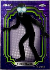Screenslaver Disney Topps Chrome #94 Purple & Green Pulsar 054/150 Incredibles