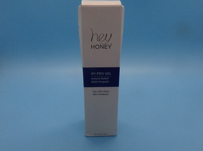 Hey Honey 911 Pro Gel Instant Relief With Propolis 1fl oz / 30ml NEW in Box