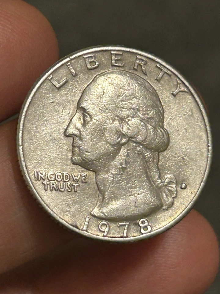 1978 Quarter- Filled In Blotted Mint Mark! Free Shipping! - Image 3 of 4