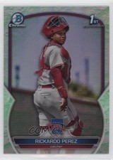 2023 Bowman Chrome Prospects Lunar Glow Refractor Rickardo Perez #BCP-27 gp1