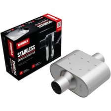 Rumble 4.25 X 9.5in. Oval Chambered Performance Exhaust Muffler R37426