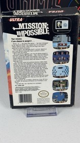 Mission: Impossible (Nintendo, NES, 1990) Game & Box. NO MANUAL