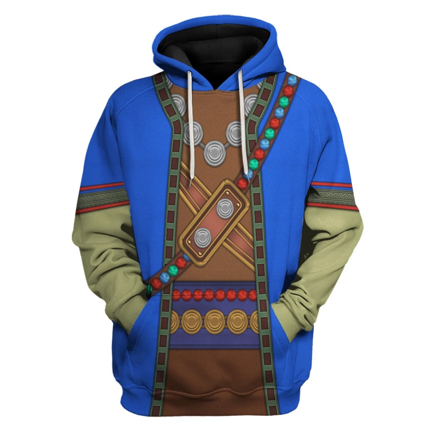 Wizard Costume Cosplay Hoodie Jogger Set