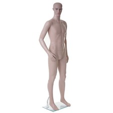 Schaufensterpuppe MCW-E37, männlich Mannequin Schneiderpuppe, beweglich 185cm